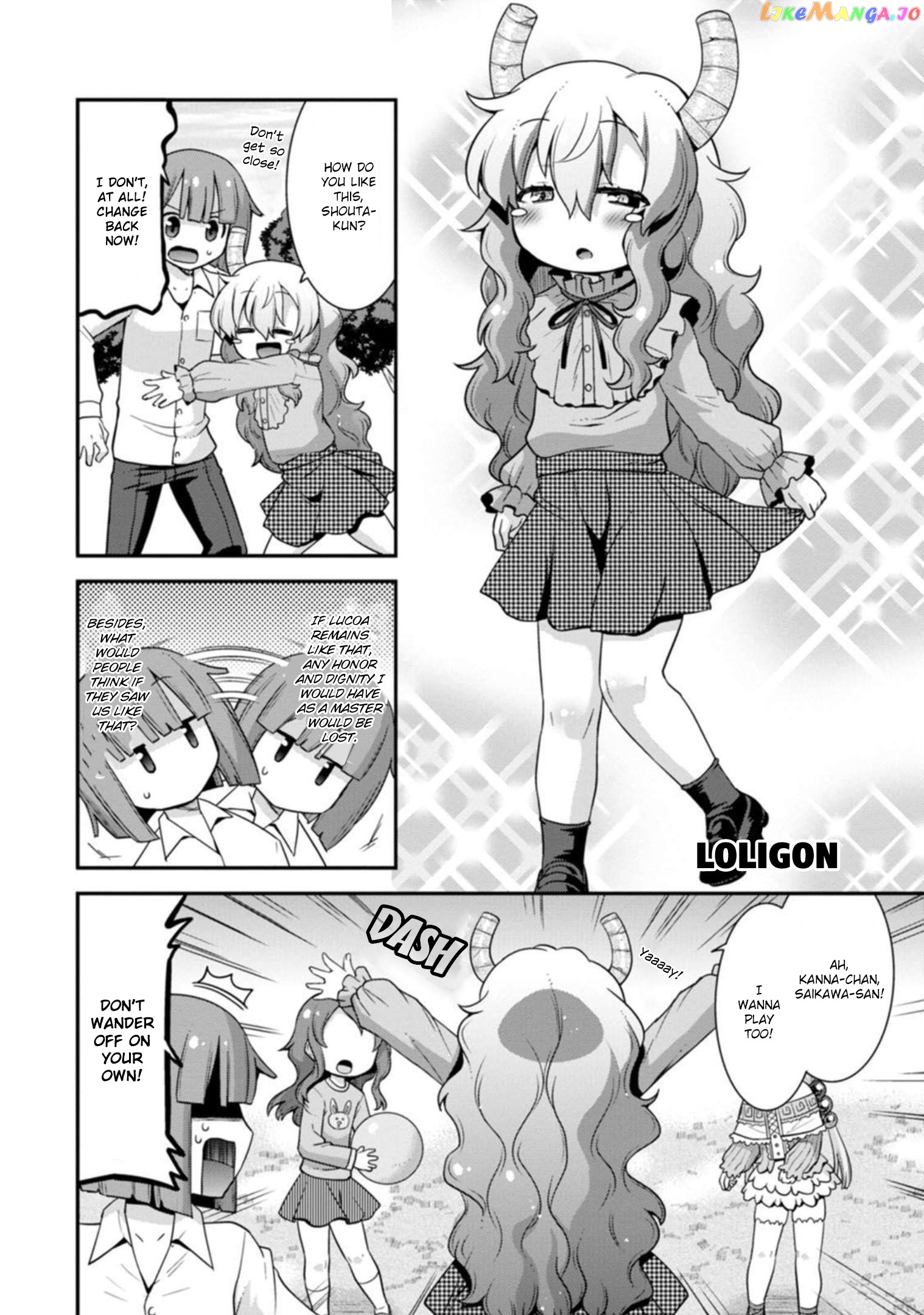 Miss Kobayashi's Dragon Maid: Lucoa is my xx chapter 34 - page 12