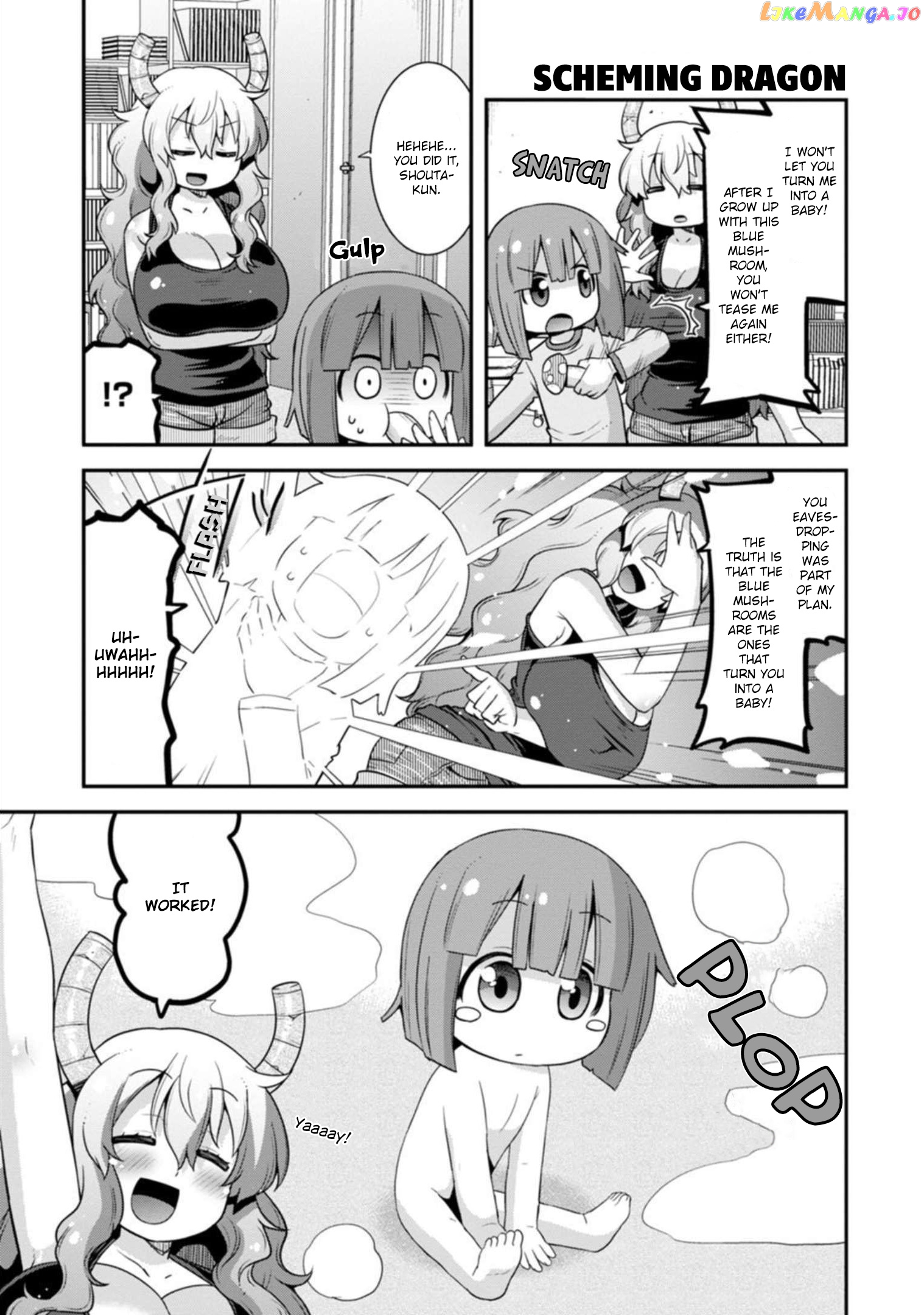 Miss Kobayashi's Dragon Maid: Lucoa is my xx chapter 34 - page 3
