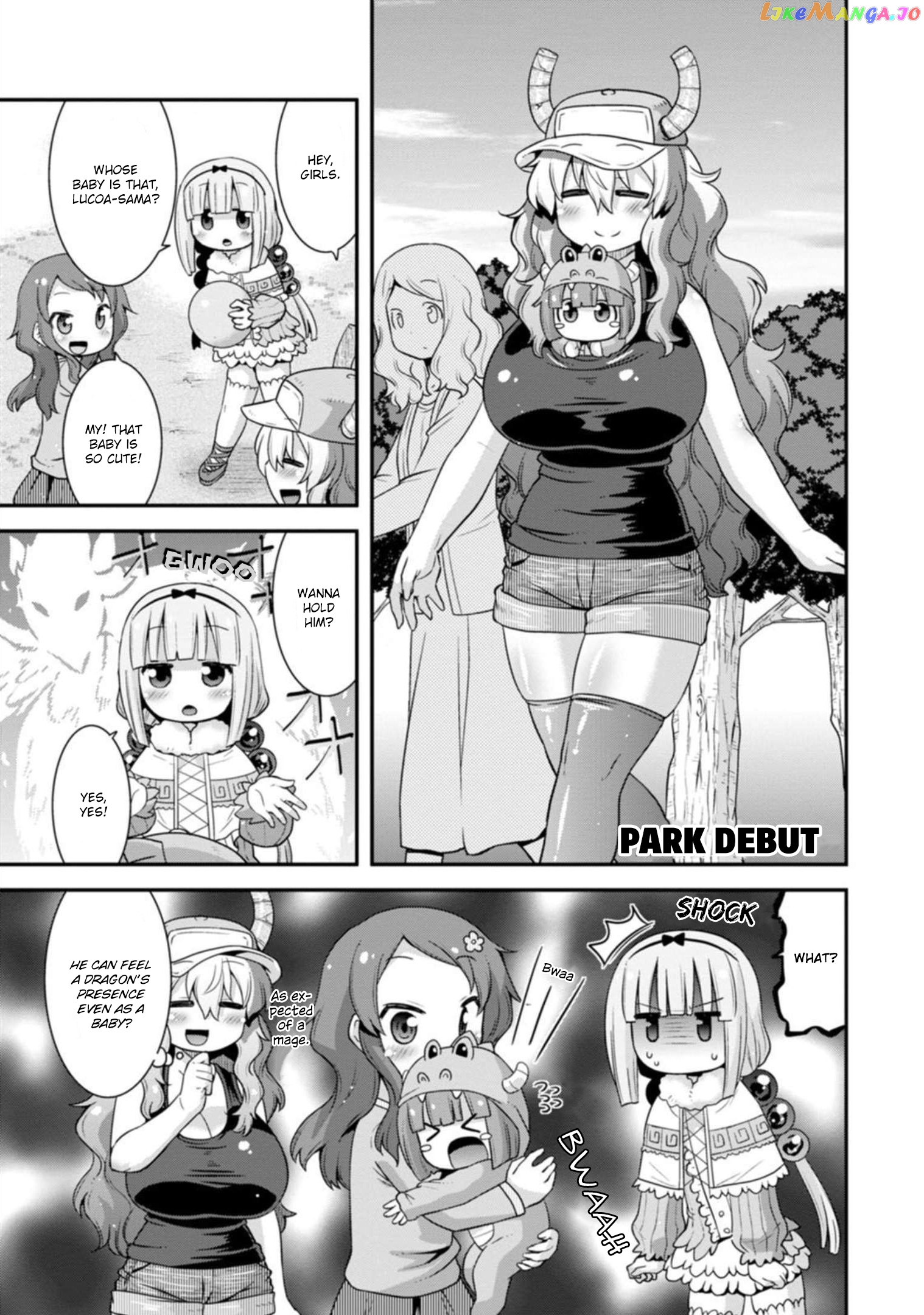 Miss Kobayashi's Dragon Maid: Lucoa is my xx chapter 34 - page 7