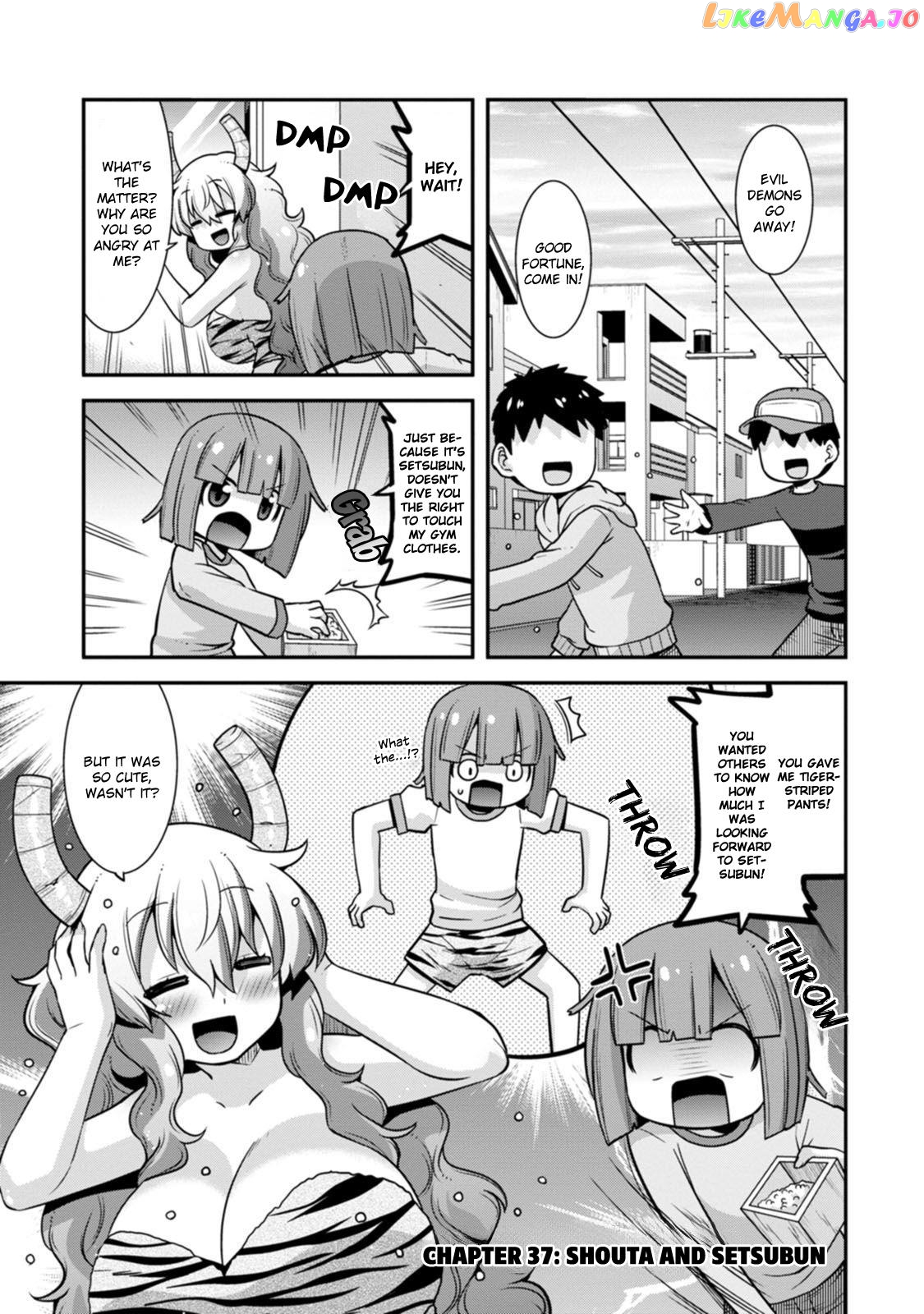 Miss Kobayashi's Dragon Maid: Lucoa is my xx chapter 37 - page 1