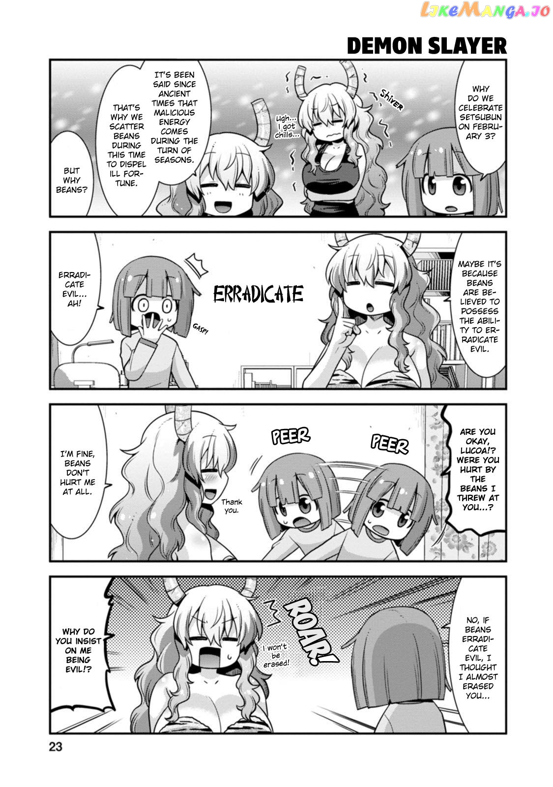 Miss Kobayashi's Dragon Maid: Lucoa is my xx chapter 37 - page 3