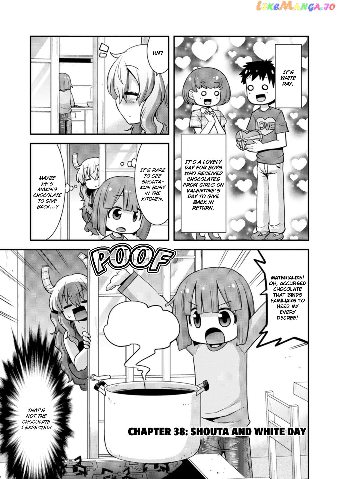 Miss Kobayashi's Dragon Maid: Lucoa is my xx chapter 38 - page 1