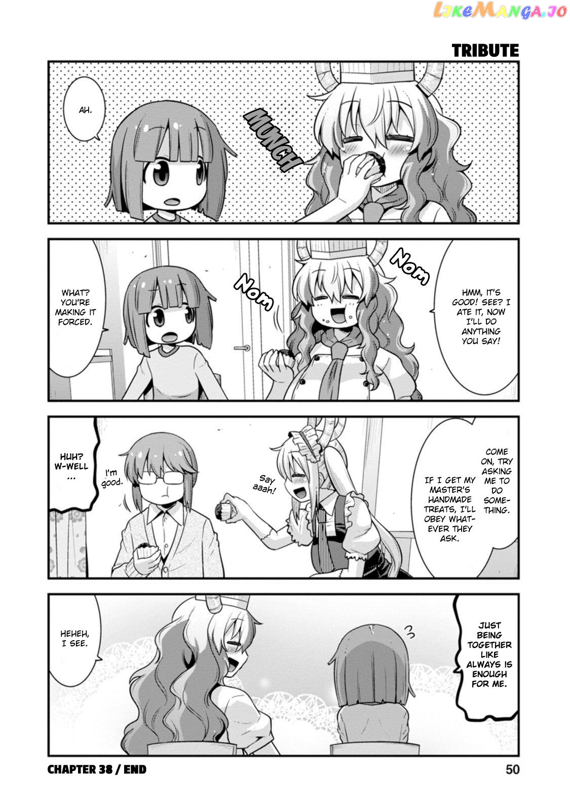 Miss Kobayashi's Dragon Maid: Lucoa is my xx chapter 38 - page 14