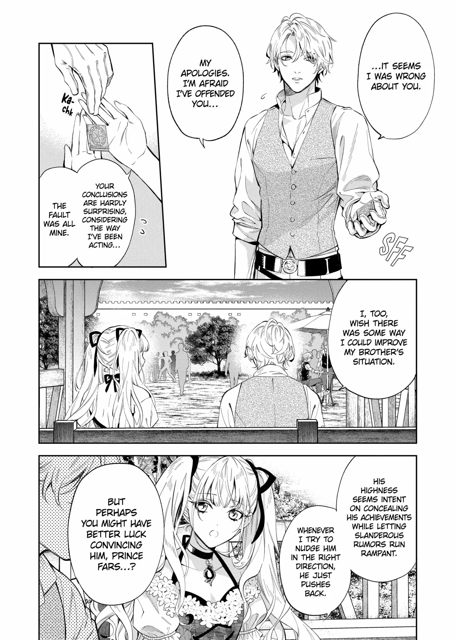 Villain Lady Wishes To Be Like Nightingale chapter 19.1 - page 9