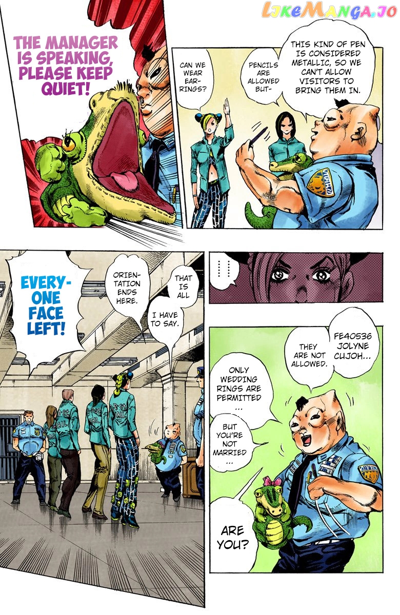 Jojo's Bizarre Adventure Part 6: Stone Ocean chapter 4 - page 7