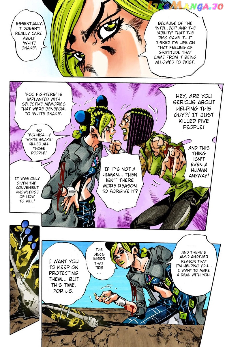 Jojo's Bizarre Adventure Part 6: Stone Ocean chapter 32 - page 18