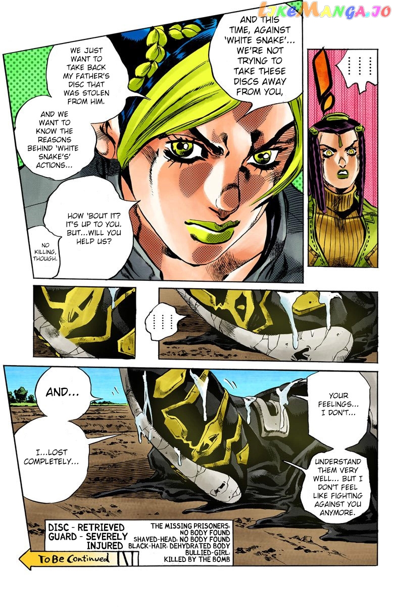 Jojo's Bizarre Adventure Part 6: Stone Ocean chapter 32 - page 19