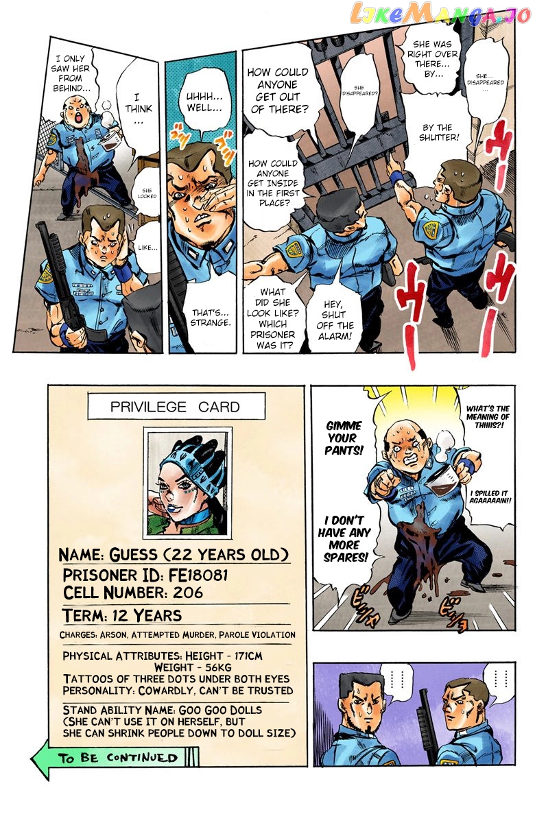 Jojo's Bizarre Adventure Part 6: Stone Ocean chapter 9 - page 22