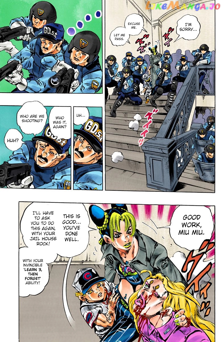 Jojo's Bizarre Adventure Part 6: Stone Ocean chapter 102 - page 14
