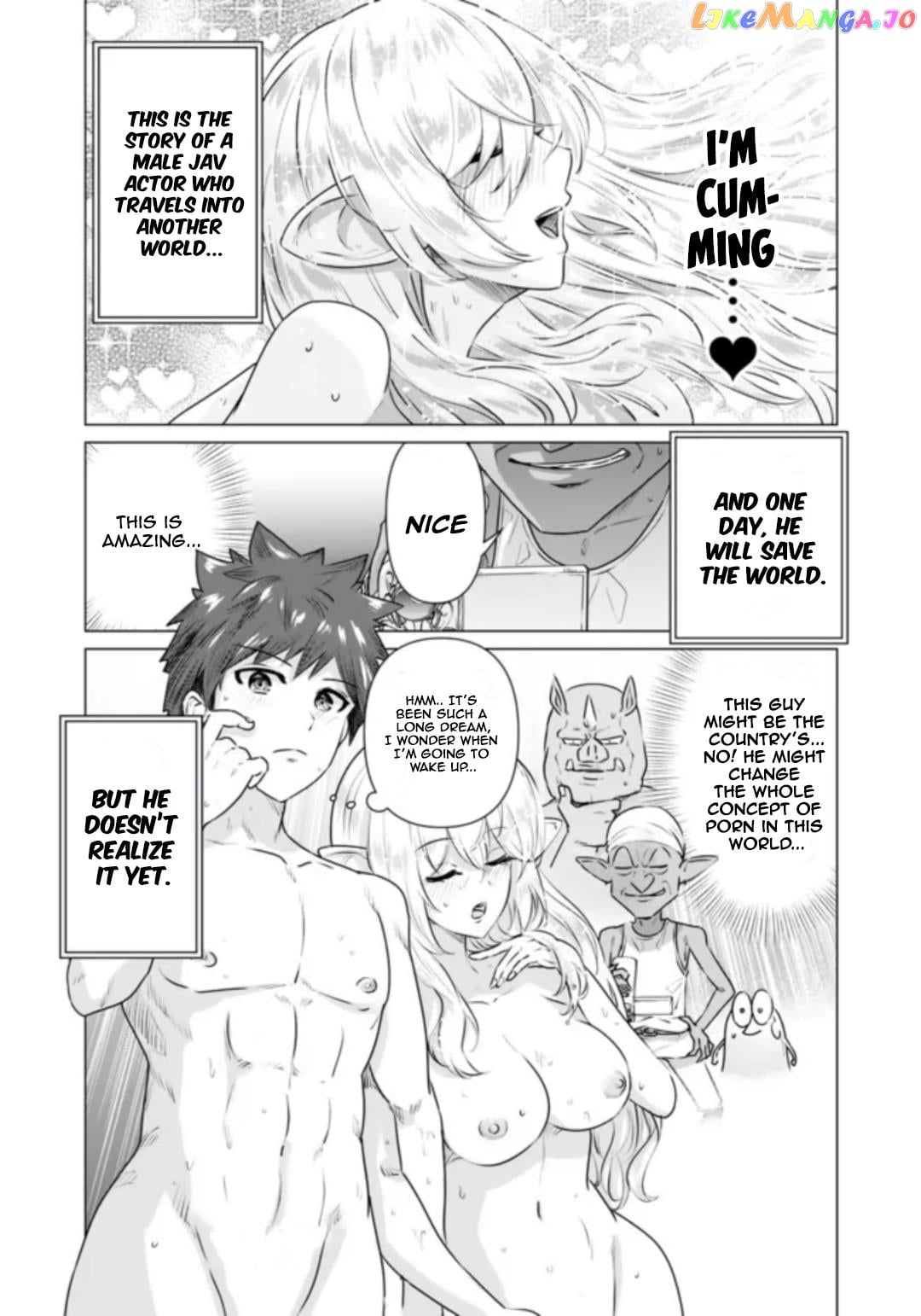 Isekai Pornstar ~Shiru danyuu ga isekai tensei shite ero chishiki furu katsuyo de musou danyuu ni naru hanashi ~ chapter 1 - page 35