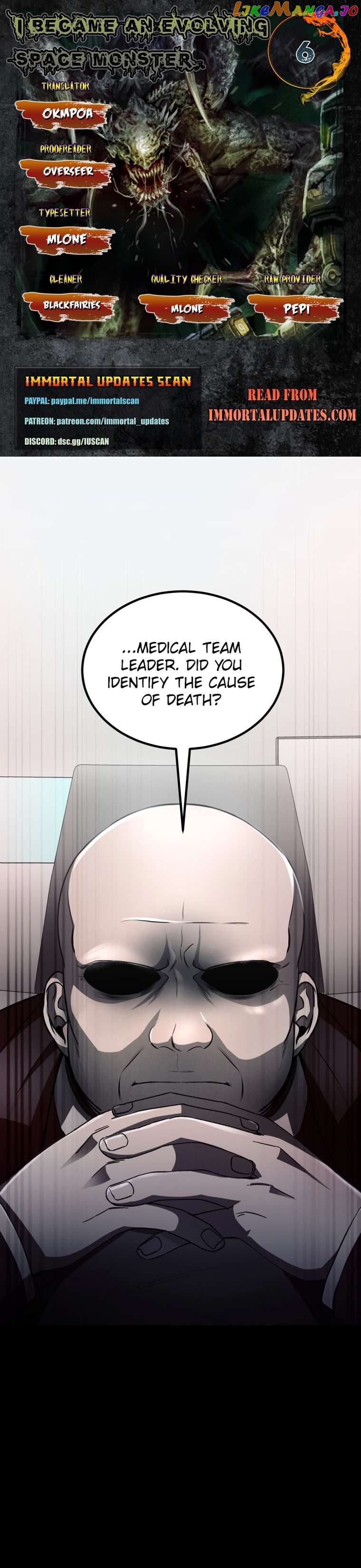 I Became an Evolving Space Monster Chapter 6 - page 1