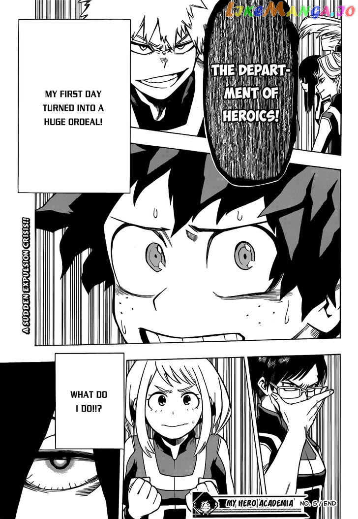 Boku No Hero Academia chapter 5 - page 21