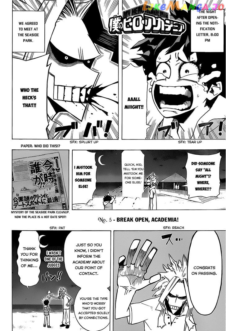 Boku No Hero Academia chapter 5 - page 4