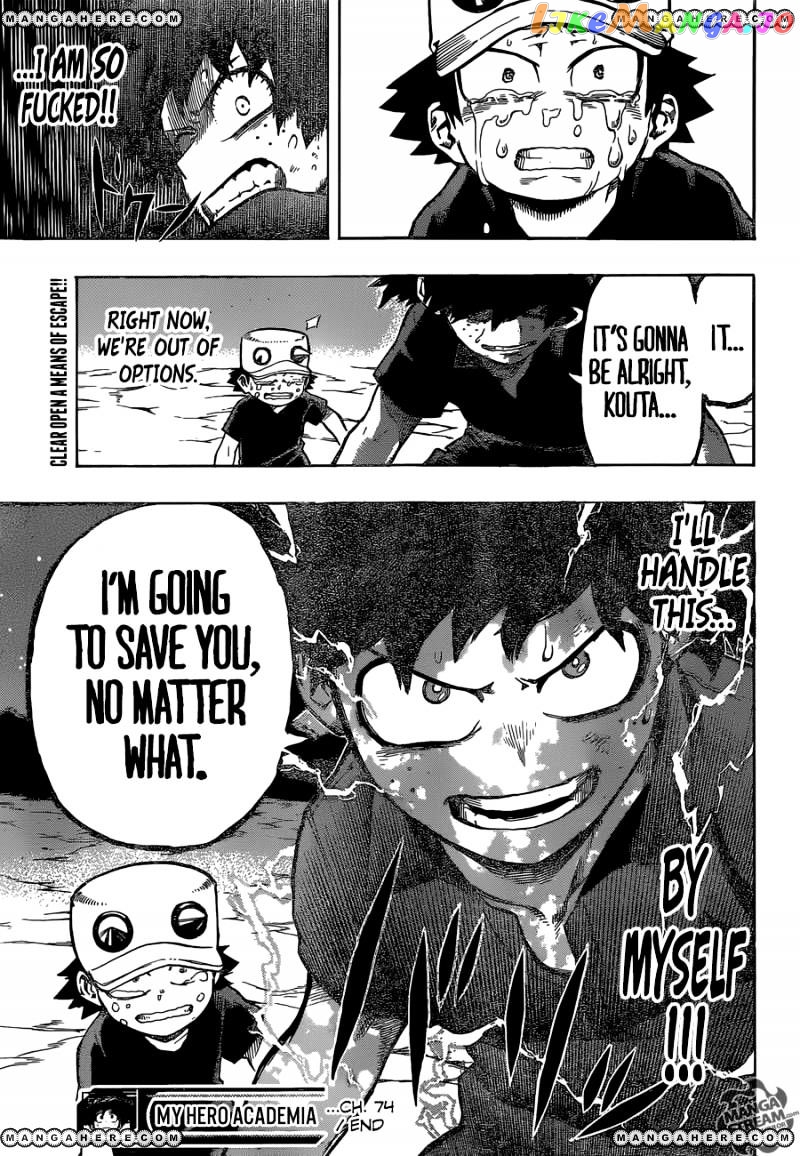 Boku No Hero Academia chapter 74 - page 17