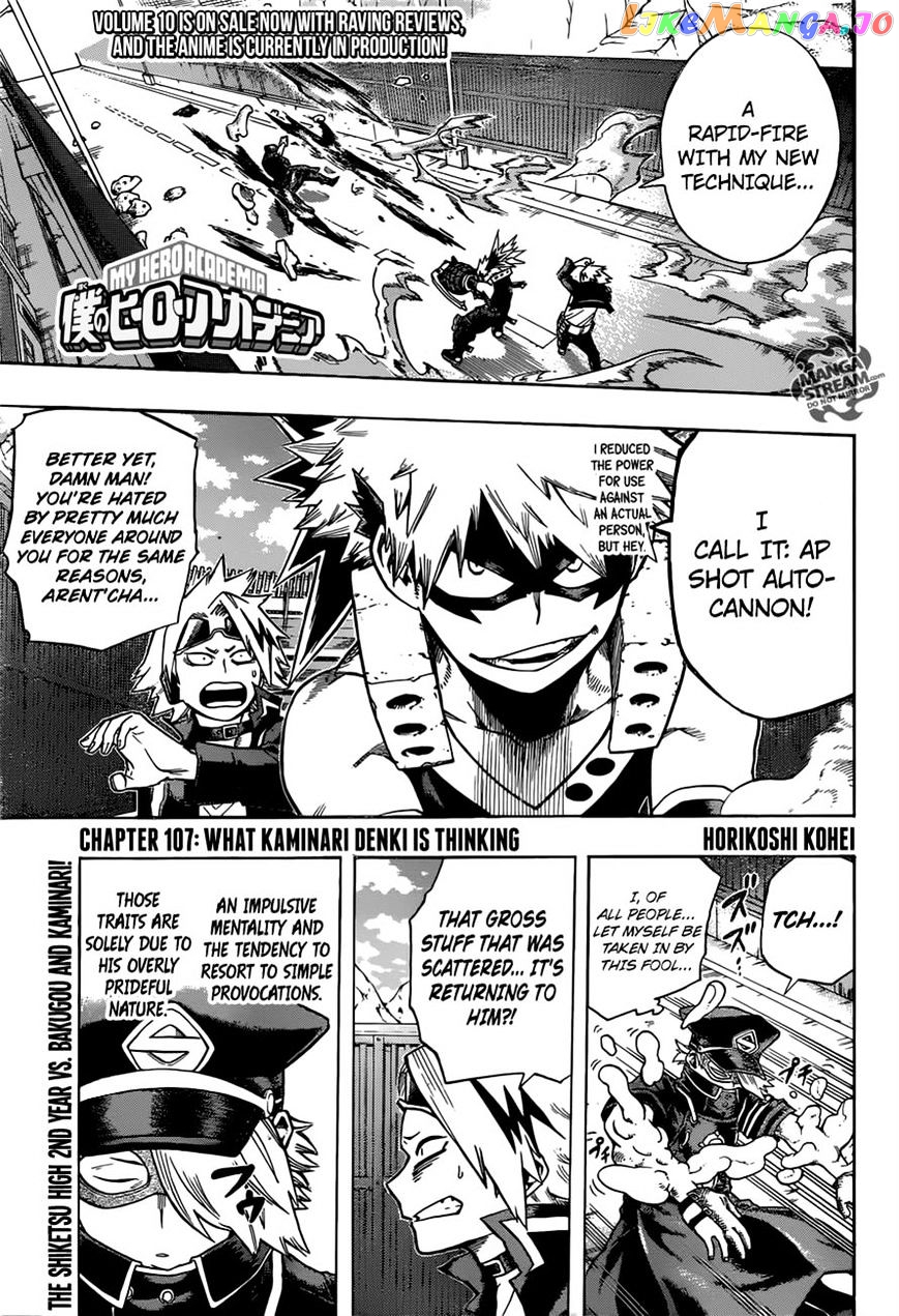 Boku No Hero Academia chapter 107 - page 1