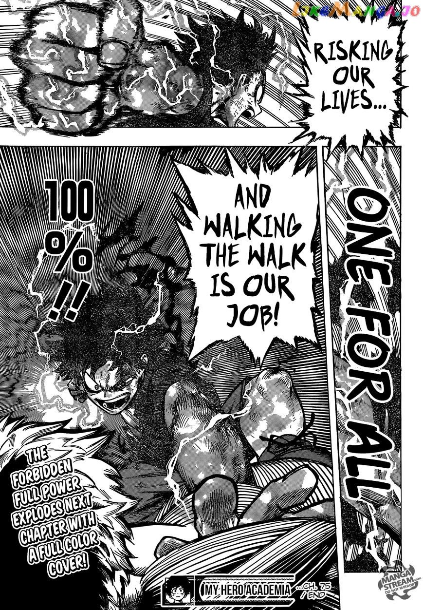 Boku No Hero Academia chapter 75 - page 20