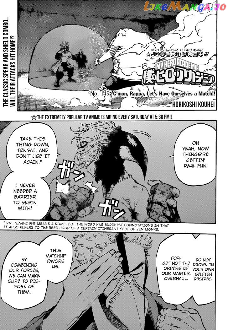 Boku No Hero Academia chapter 143 - page 4