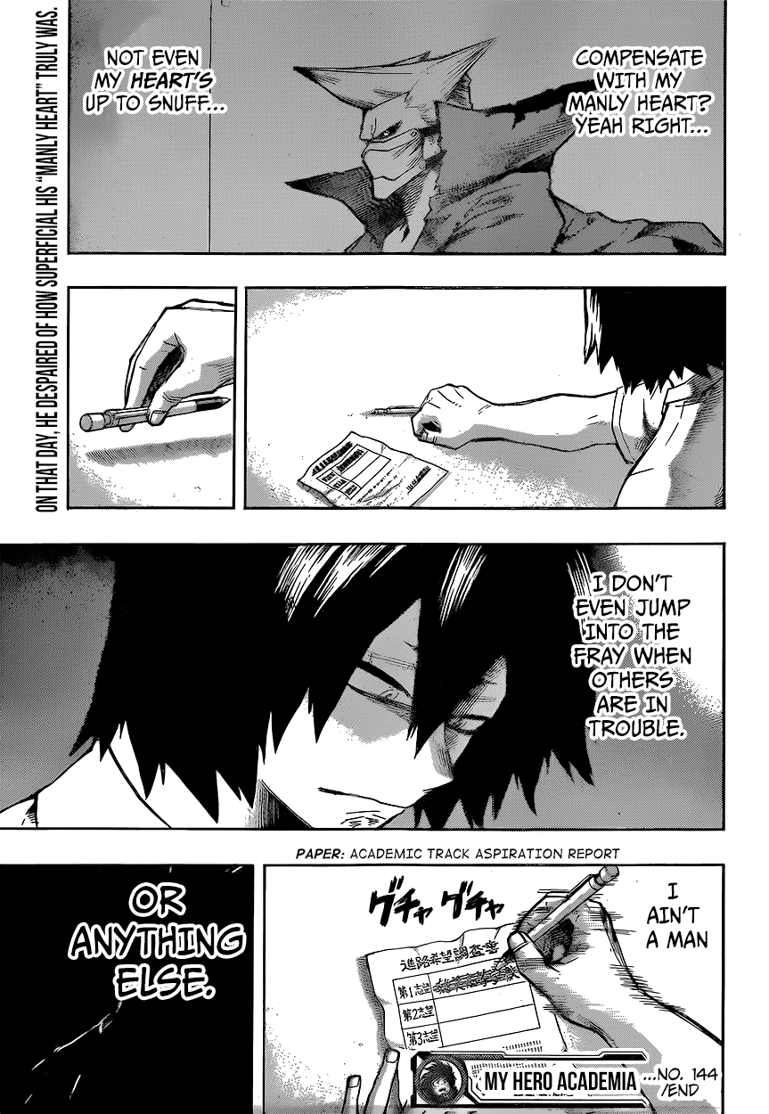 Boku No Hero Academia chapter 144 - page 16