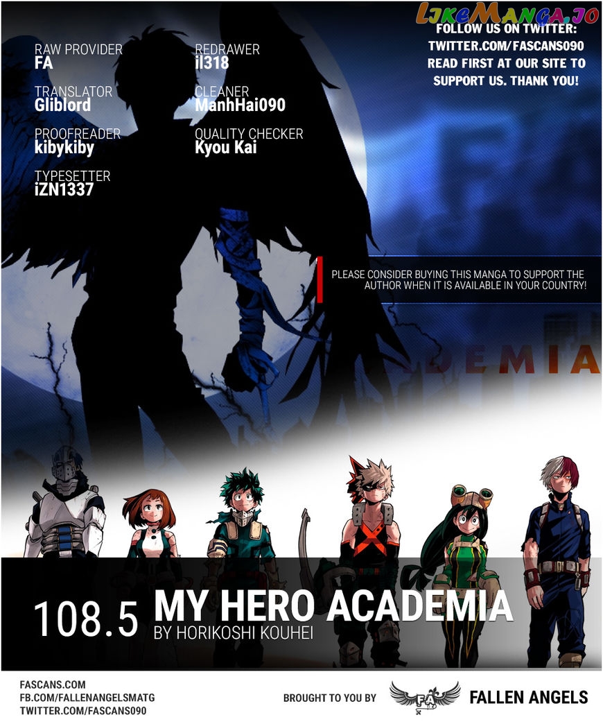 Boku No Hero Academia chapter 108.5 - page 1