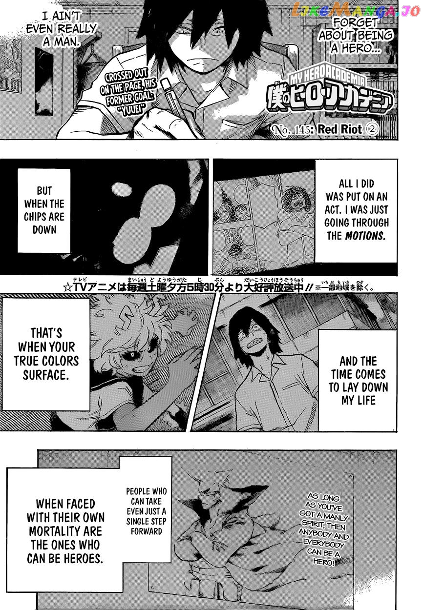 Boku No Hero Academia chapter 145 - page 6