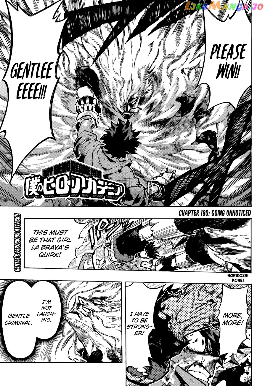 Boku No Hero Academia chapter 180 - page 1