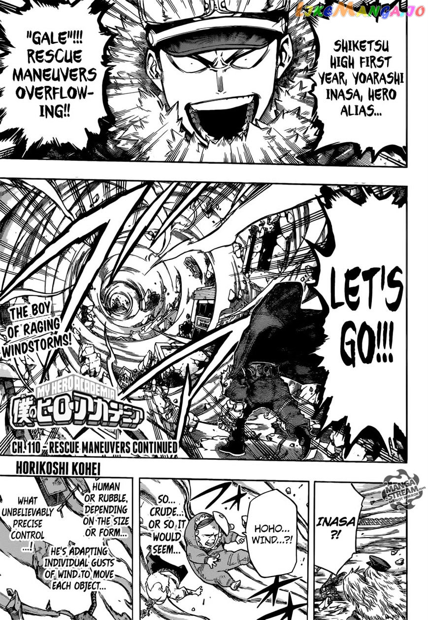 Boku No Hero Academia chapter 110 - page 1