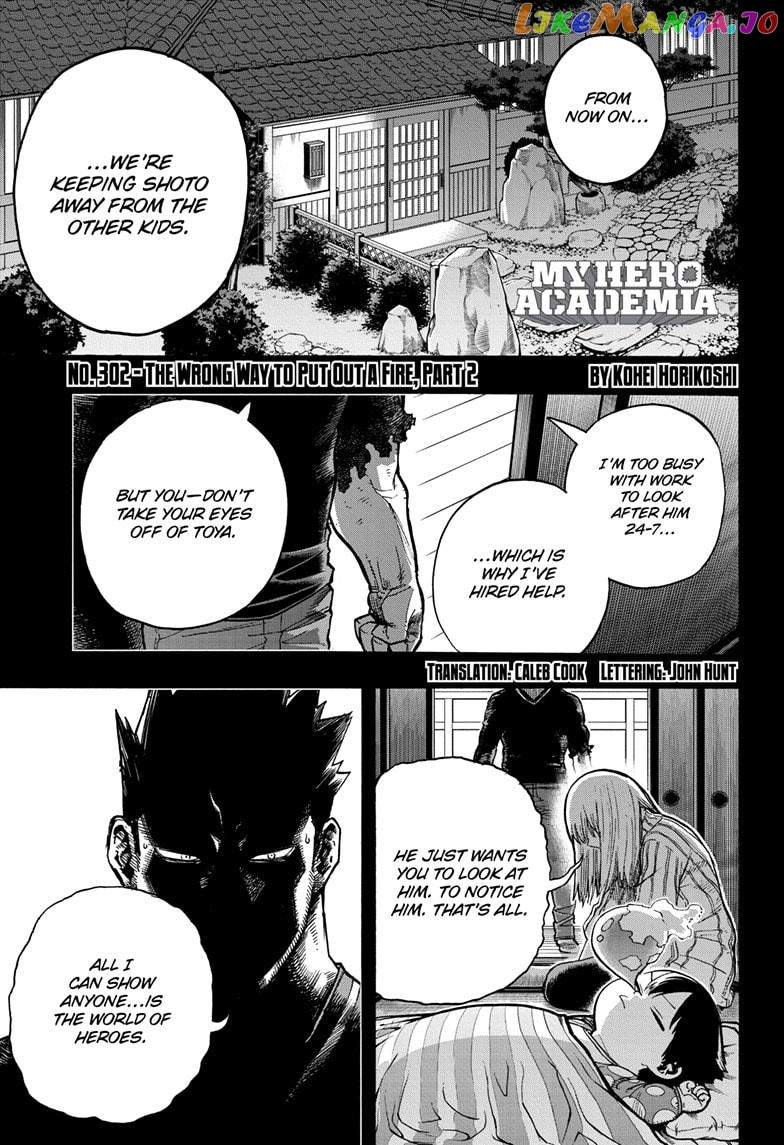 Boku No Hero Academia chapter 302 - page 1