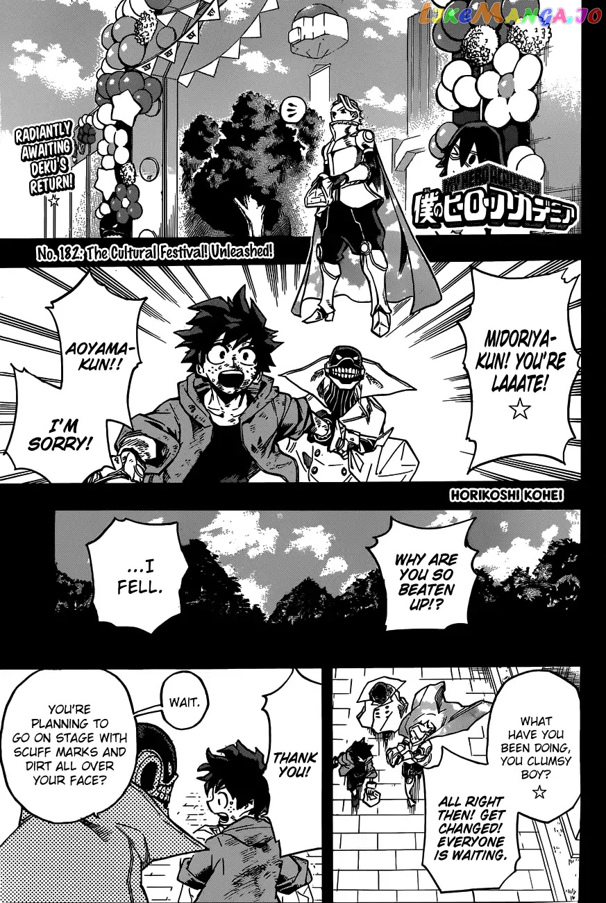 Boku No Hero Academia chapter 182 - page 1
