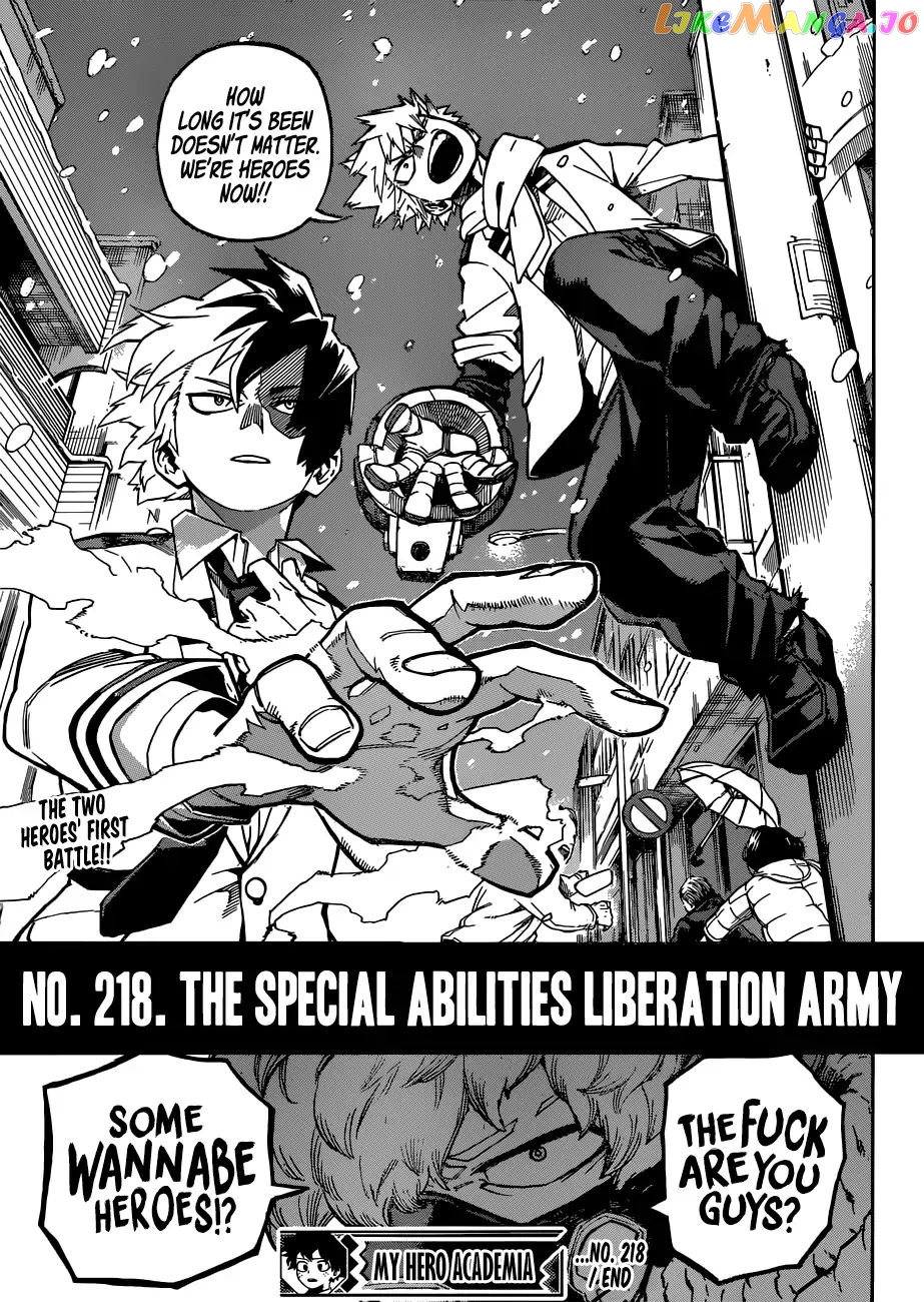 Boku No Hero Academia chapter 218 - page 16
