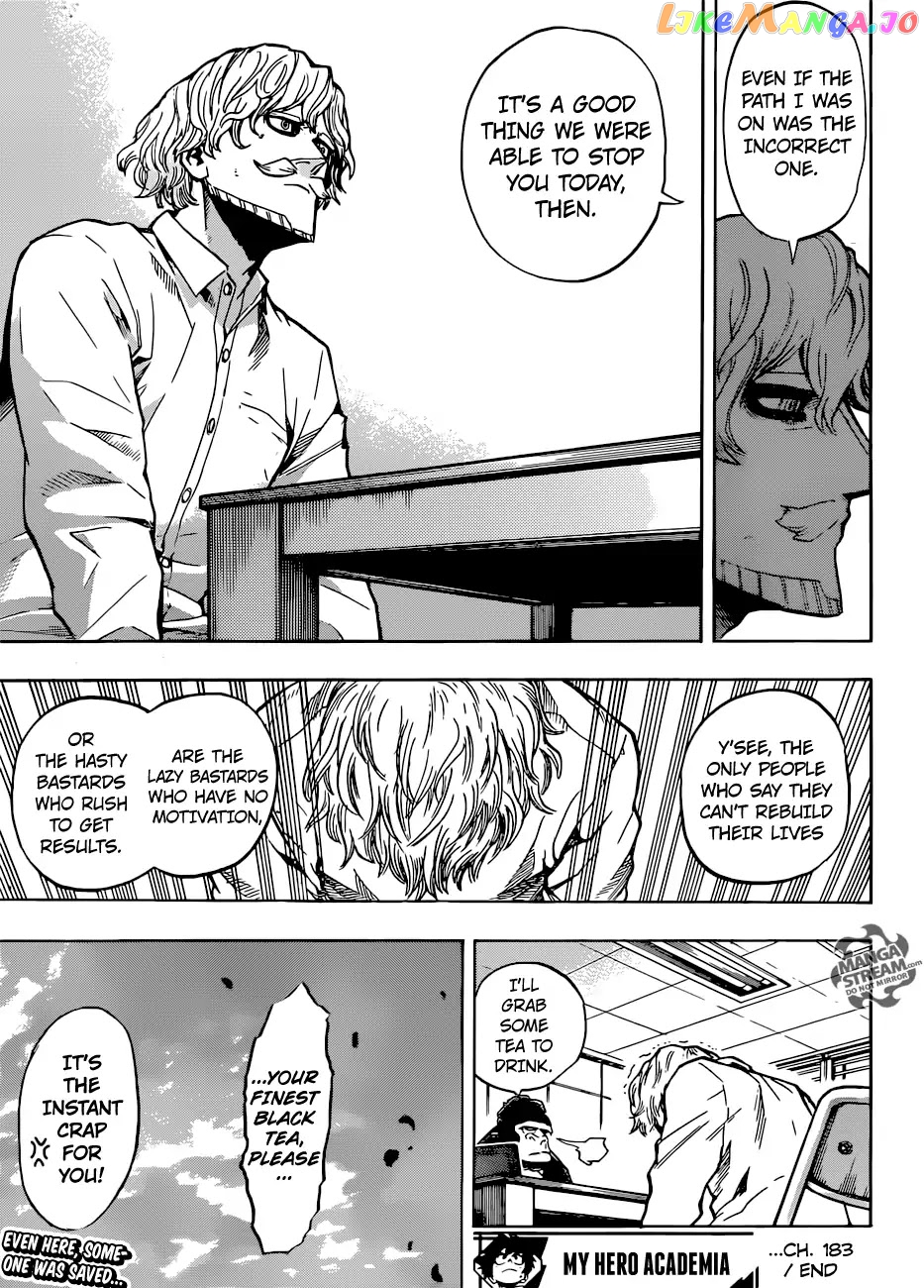 Boku No Hero Academia chapter 183 - page 18