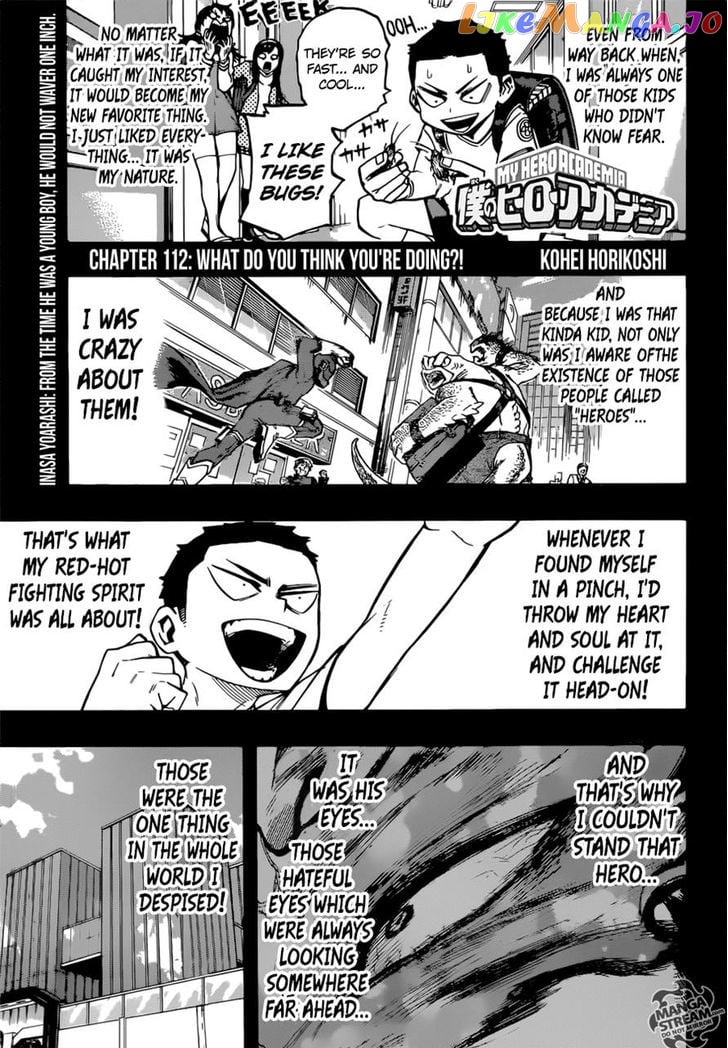 Boku No Hero Academia chapter 112 - page 1