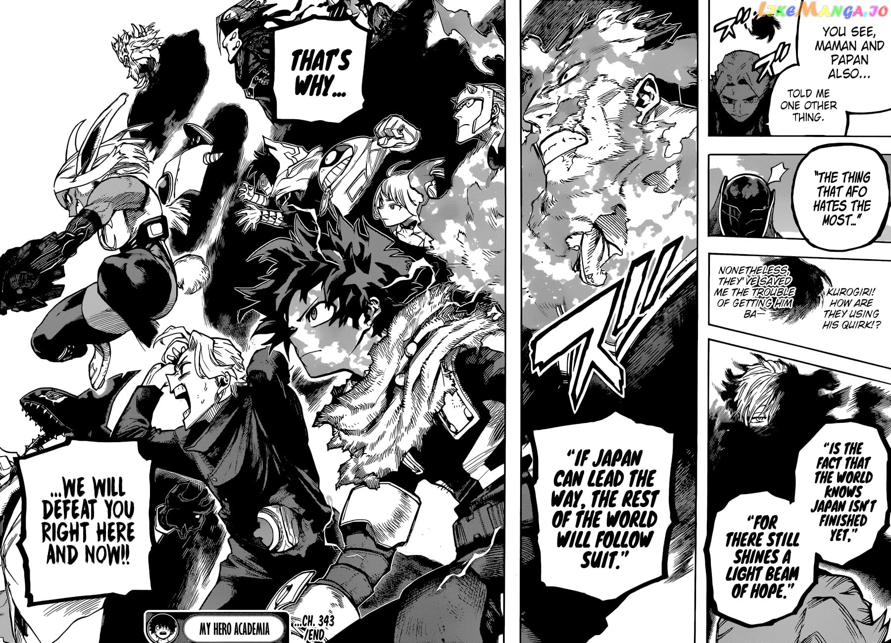 Boku No Hero Academia chapter 343 - page 16