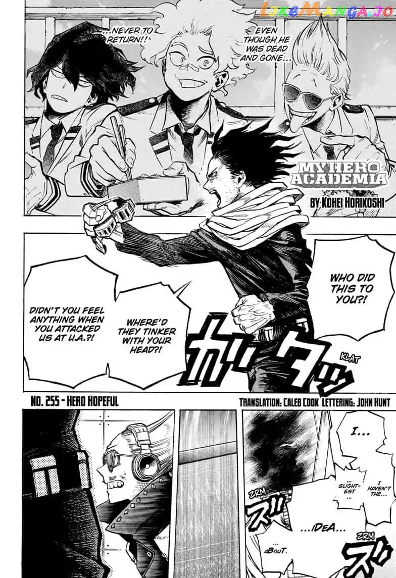 Boku No Hero Academia chapter 255 - page 2
