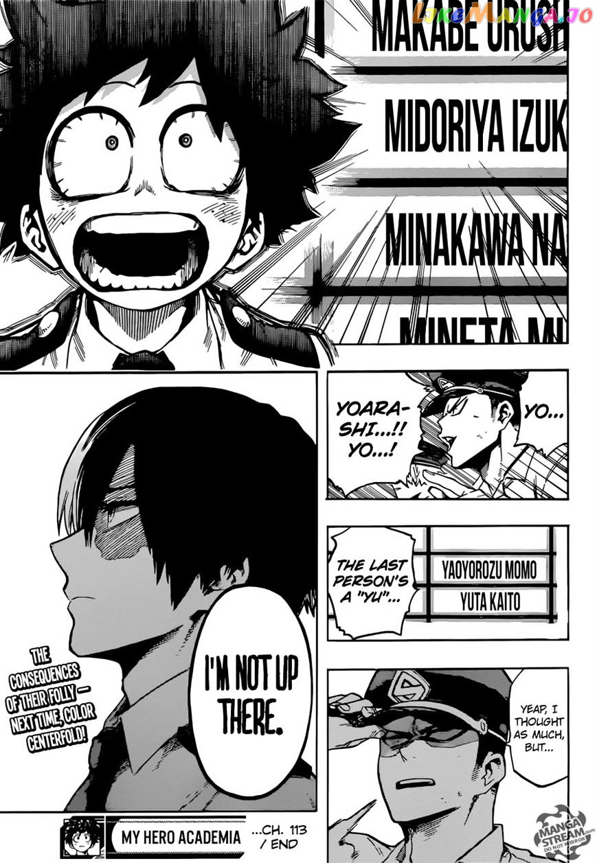 Boku No Hero Academia chapter 113 - page 19