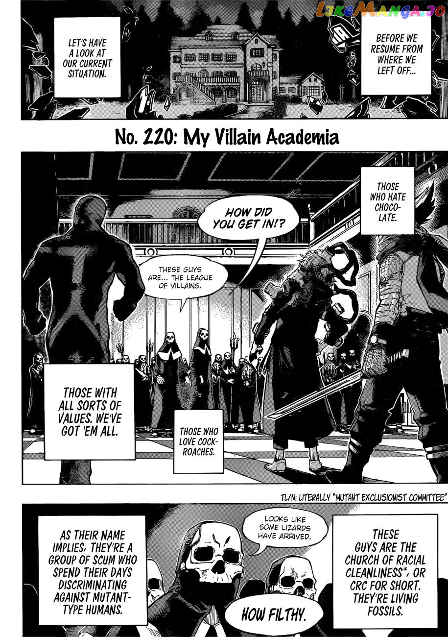 Boku No Hero Academia chapter 220 - page 3