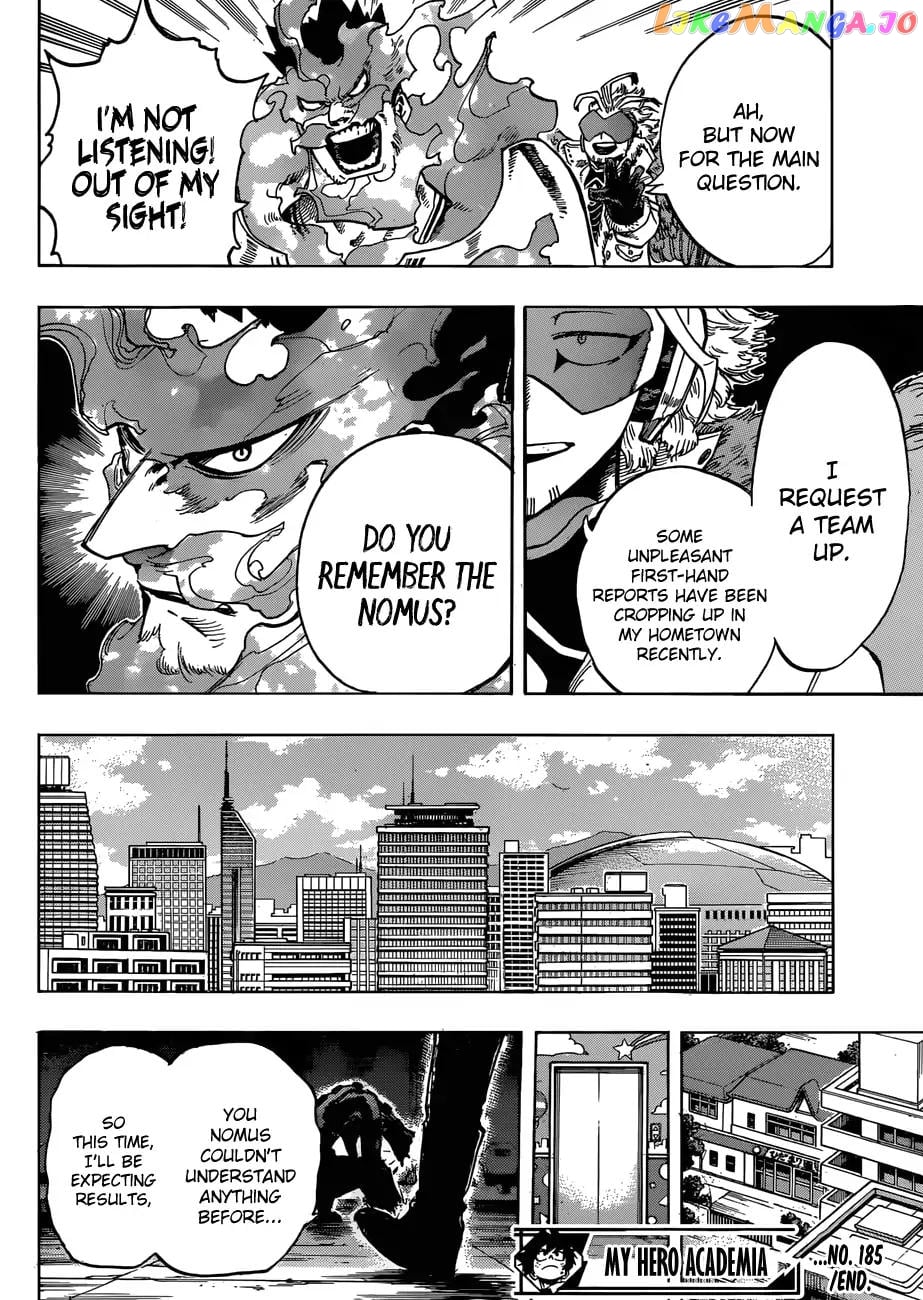 Boku No Hero Academia chapter 185 - page 15
