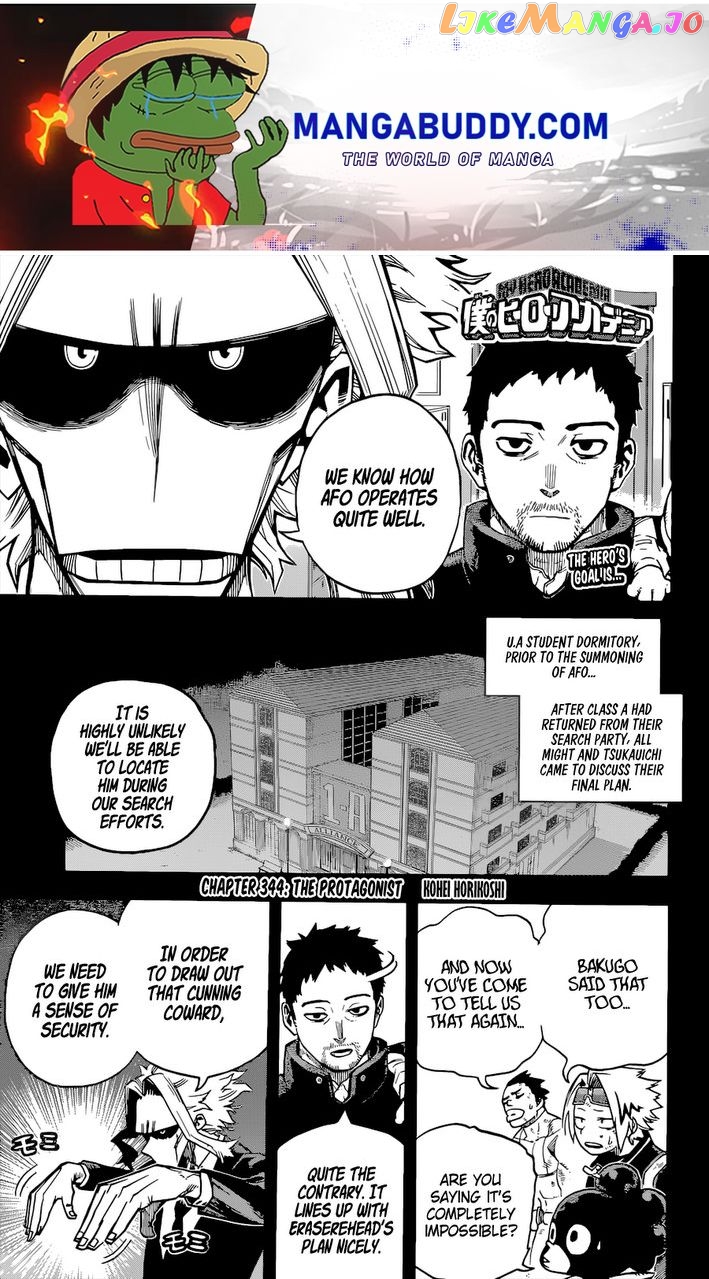 Boku No Hero Academia chapter 344 - page 1