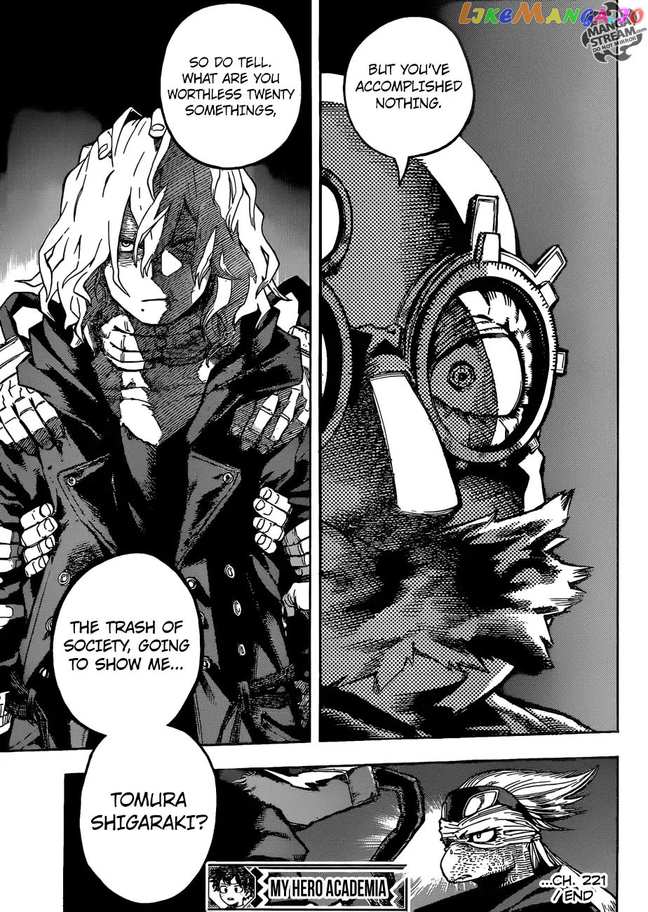 Boku No Hero Academia chapter 221 - page 14