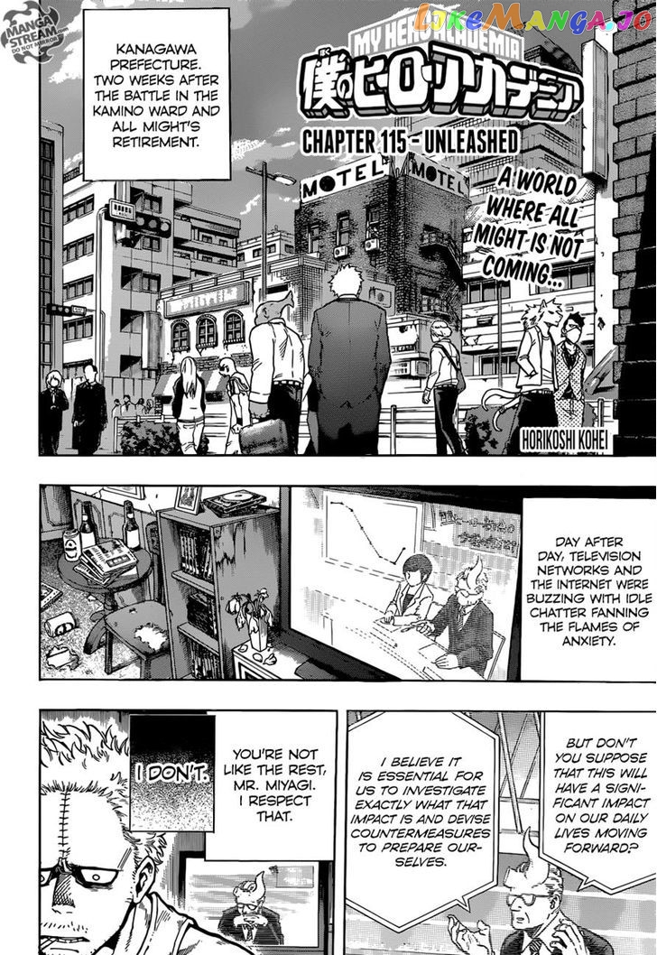 Boku No Hero Academia chapter 115 - page 2