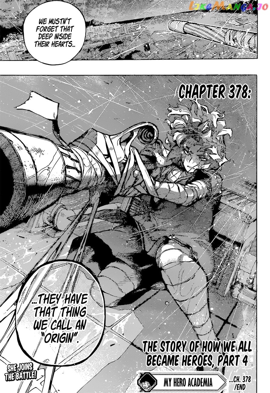 Boku No Hero Academia chapter 378 - page 15