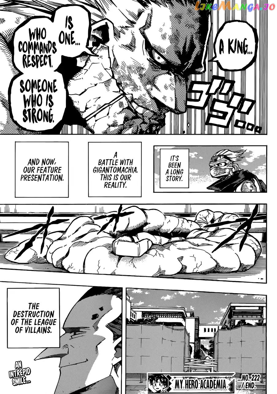 Boku No Hero Academia chapter 222 - page 15