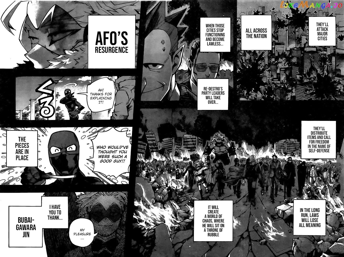 Boku No Hero Academia chapter 258 - page 8