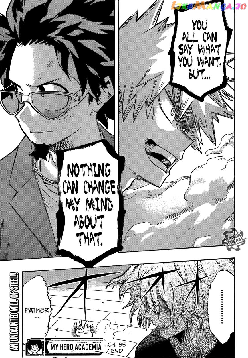 Boku No Hero Academia chapter 85 - page 18