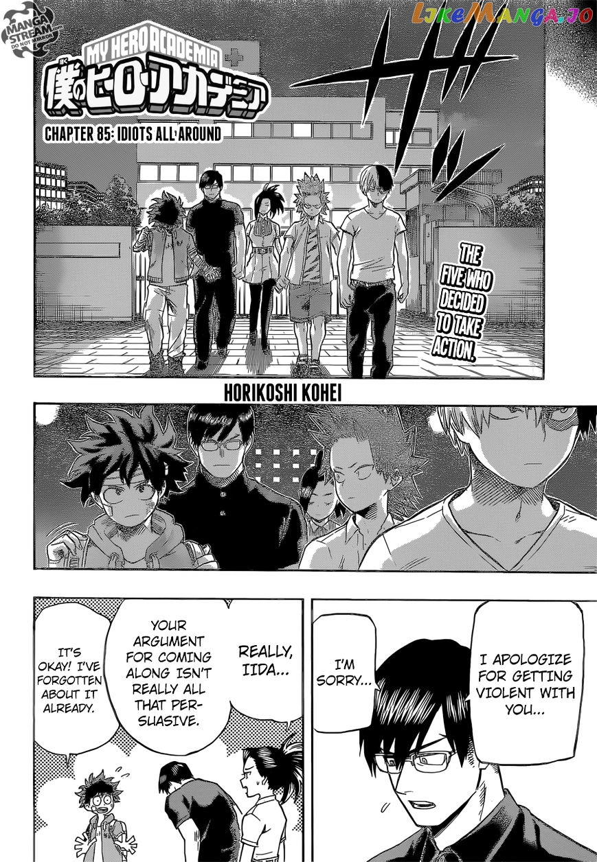 Boku No Hero Academia chapter 85 - page 3