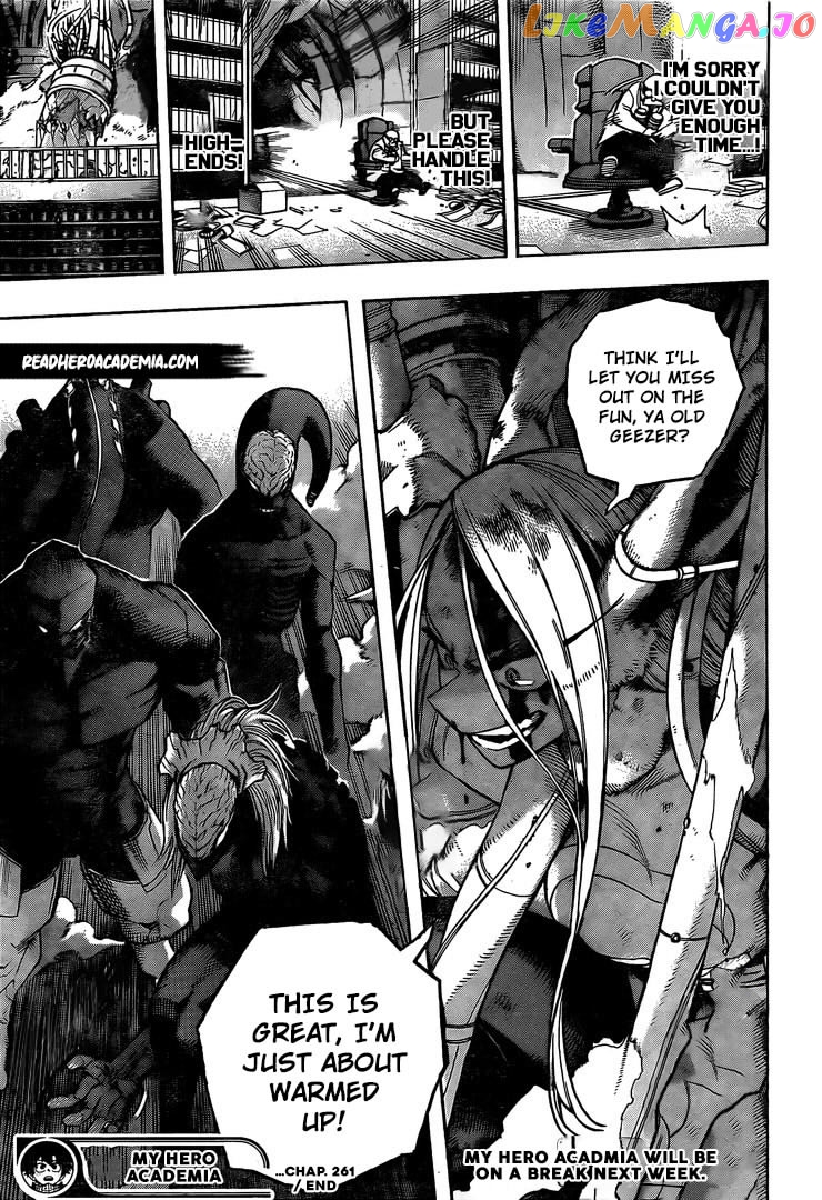 Boku No Hero Academia chapter 261 - page 17