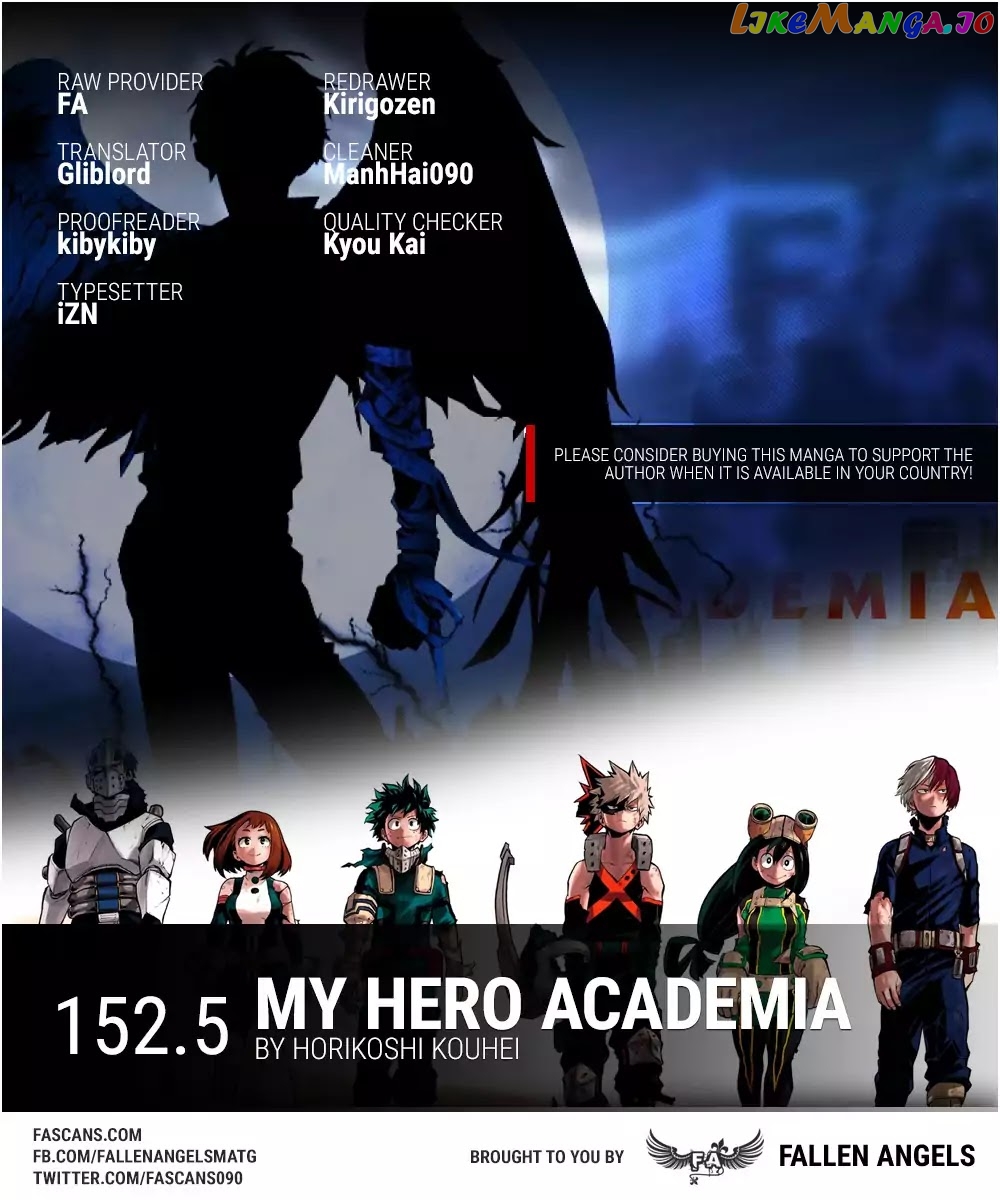 Boku No Hero Academia chapter 152.5 - page 1