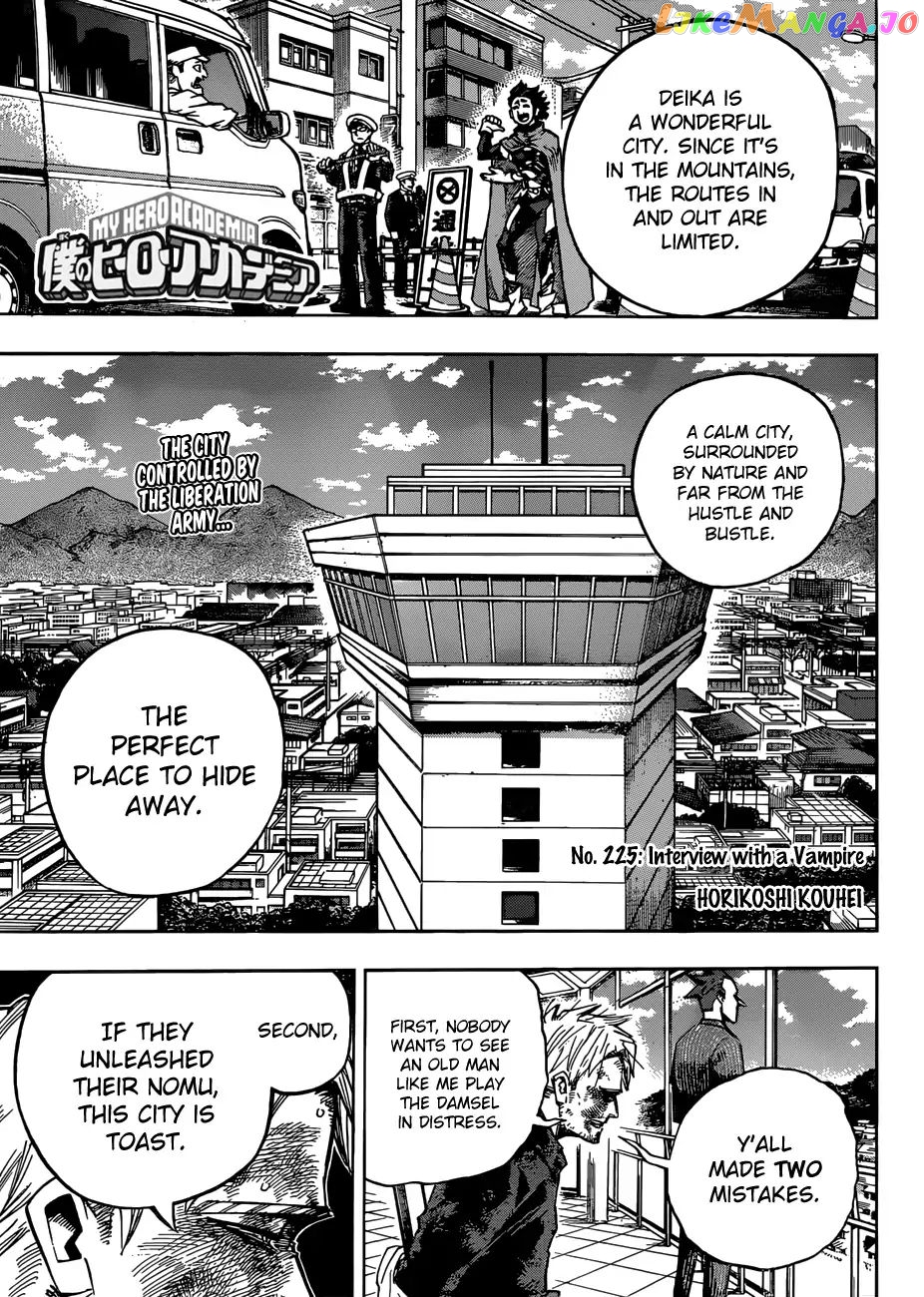 Boku No Hero Academia chapter 225 - page 1