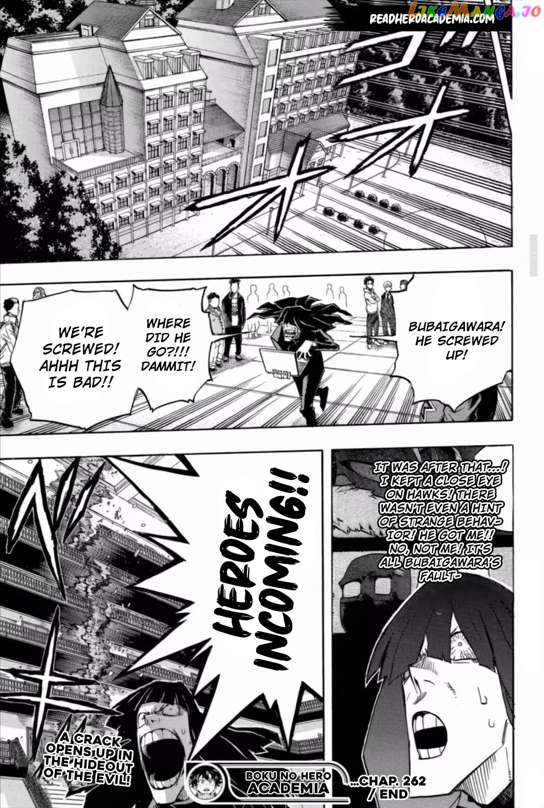 Boku No Hero Academia chapter 262 - page 18
