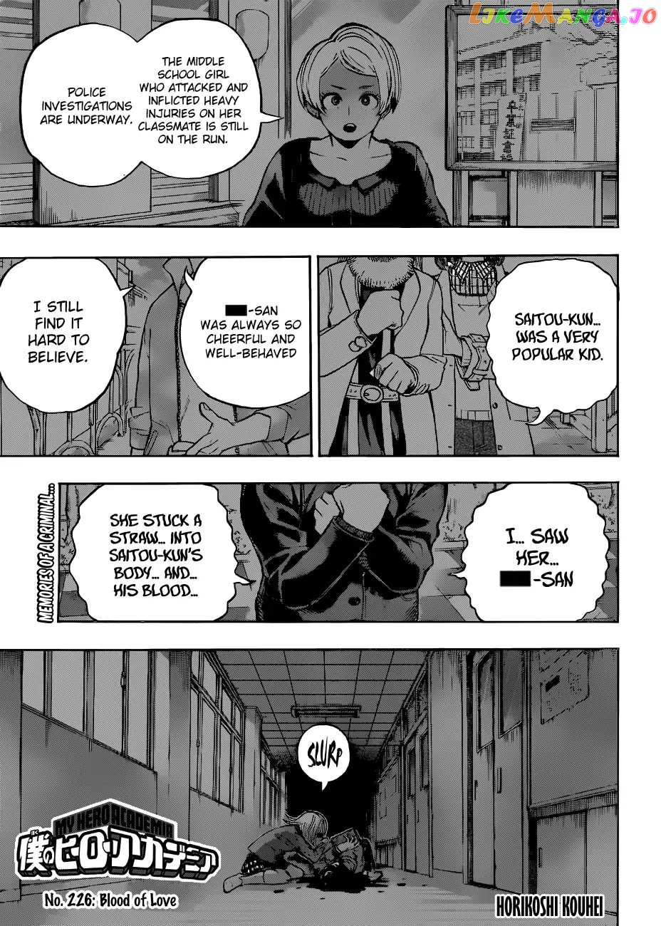 Boku No Hero Academia chapter 226 - page 1