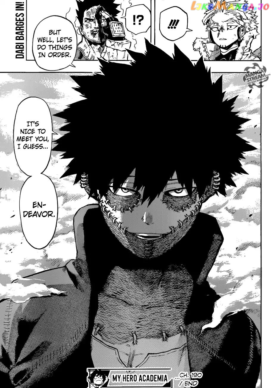 Boku No Hero Academia chapter 190 - page 15